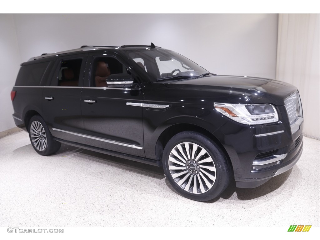 2018 Navigator Reserve L 4x4 - Black Velvet / Russet photo #1