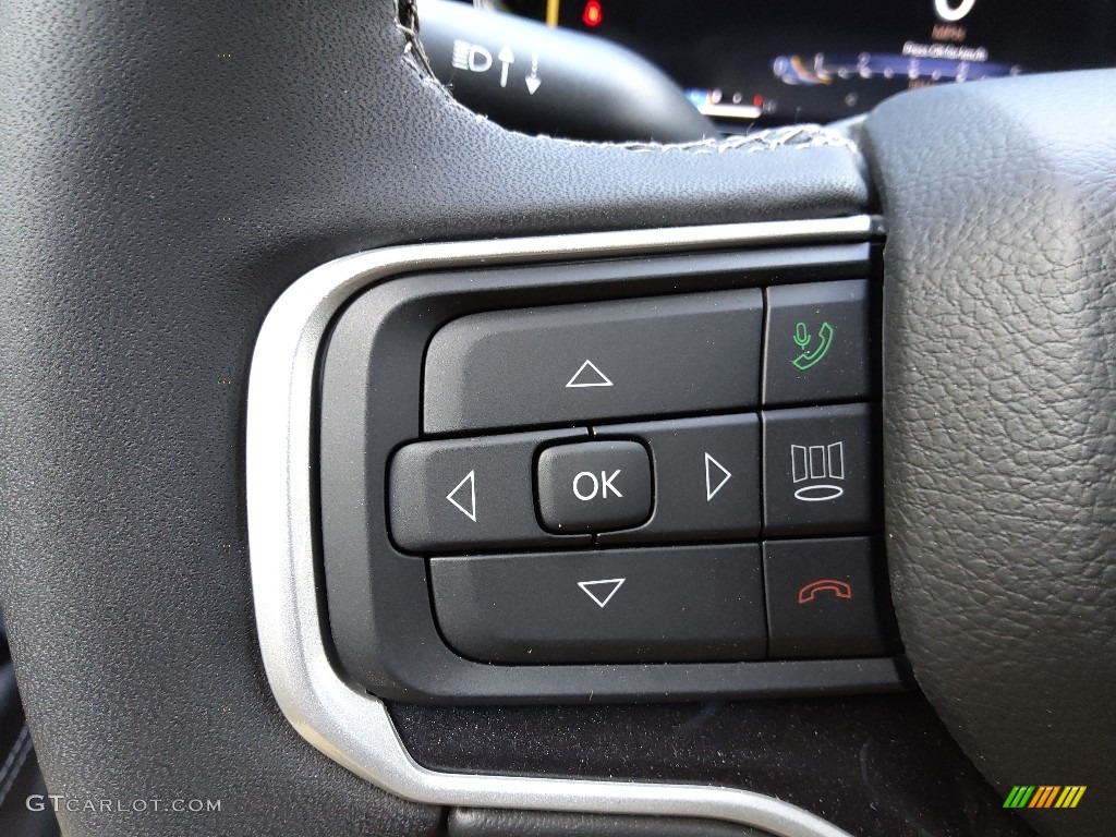 2022 Jeep Wagoneer Series I 4x4 Global Black Steering Wheel Photo #144452557