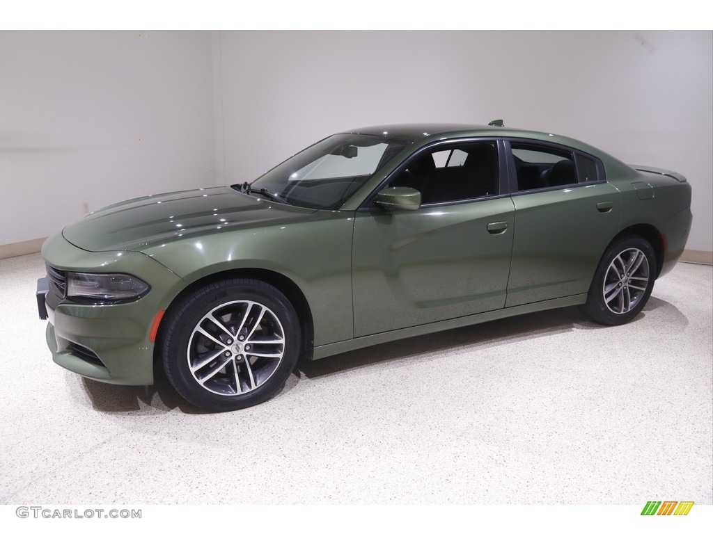 F8 Green 2019 Dodge Charger SXT AWD Exterior Photo #144452731