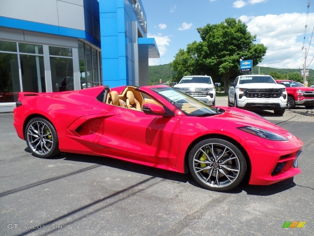 Torch Red 2023 Chevrolet Corvette Stingray Convertible Exterior Photo #144452746
