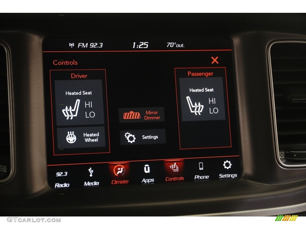 2019 Dodge Charger SXT AWD Controls Photo #144452887