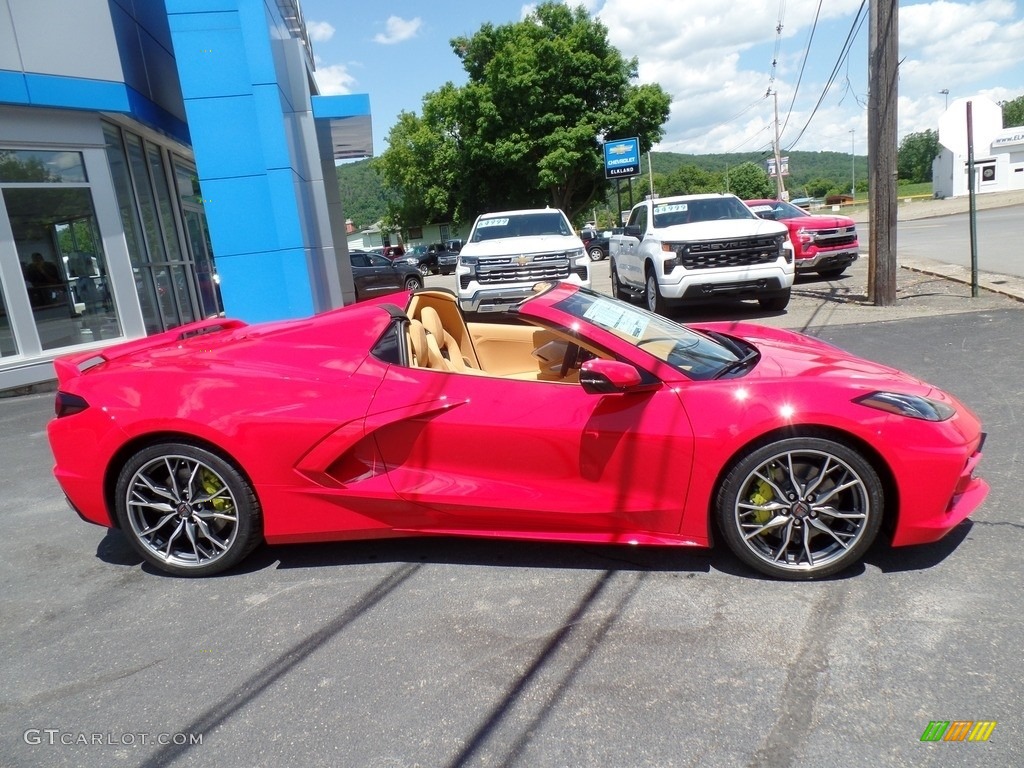 Torch Red 2023 Chevrolet Corvette Stingray Convertible Exterior Photo #144452890