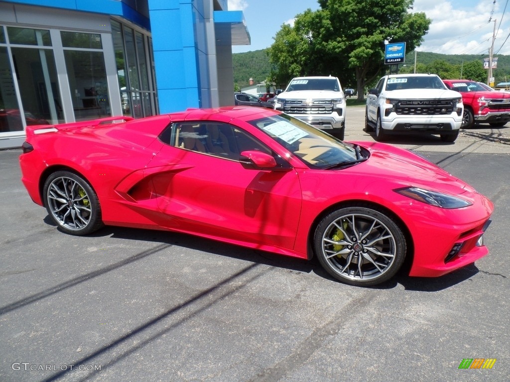 Torch Red 2023 Chevrolet Corvette Stingray Convertible Exterior Photo #144453199