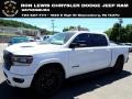 2022 Bright White Ram 1500 Laramie Crew Cab 4x4  photo #1