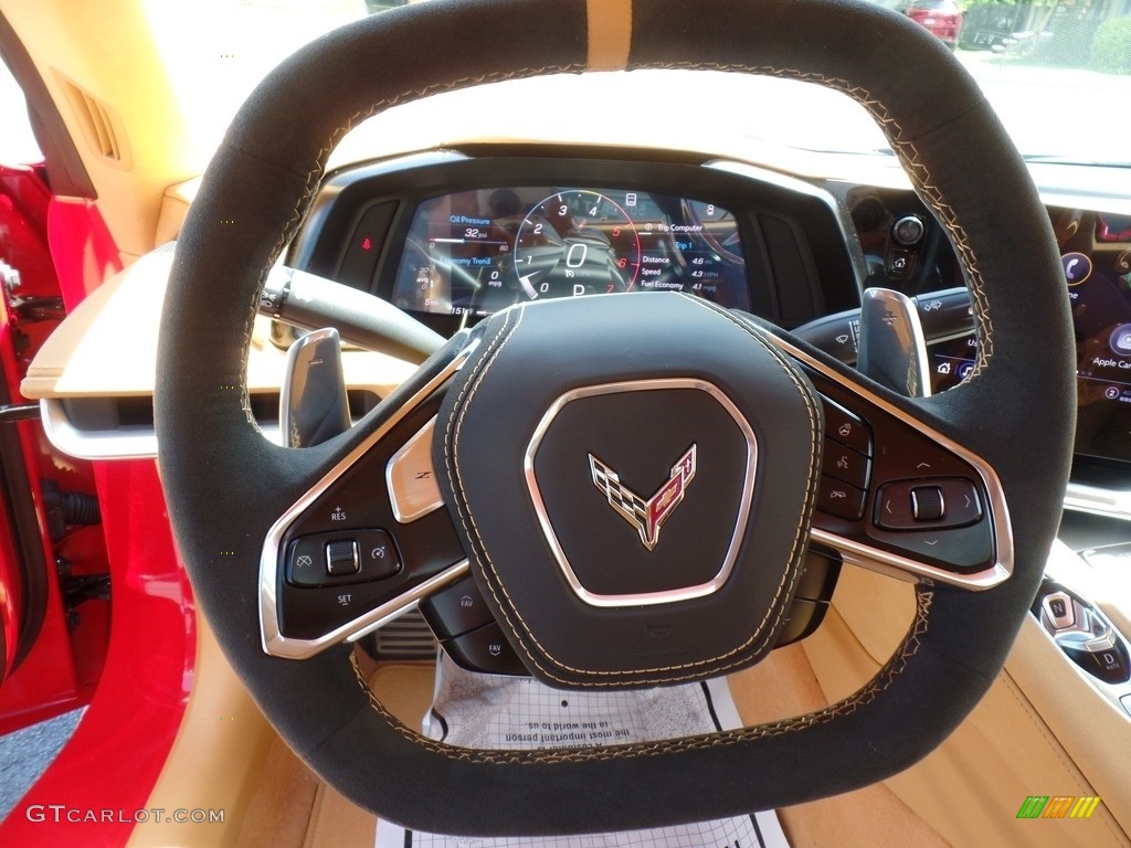2023 Chevrolet Corvette Stingray Convertible Natural Steering Wheel Photo #144453700