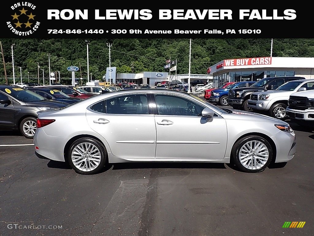 2016 ES 350 - Silver Lining Metallic / Black photo #1