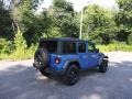 2022 Hydro Blue Pearl Jeep Wrangler Unlimited Willys Sport 4x4  photo #6
