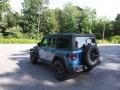 2022 Hydro Blue Pearl Jeep Wrangler Unlimited Willys Sport 4x4  photo #8