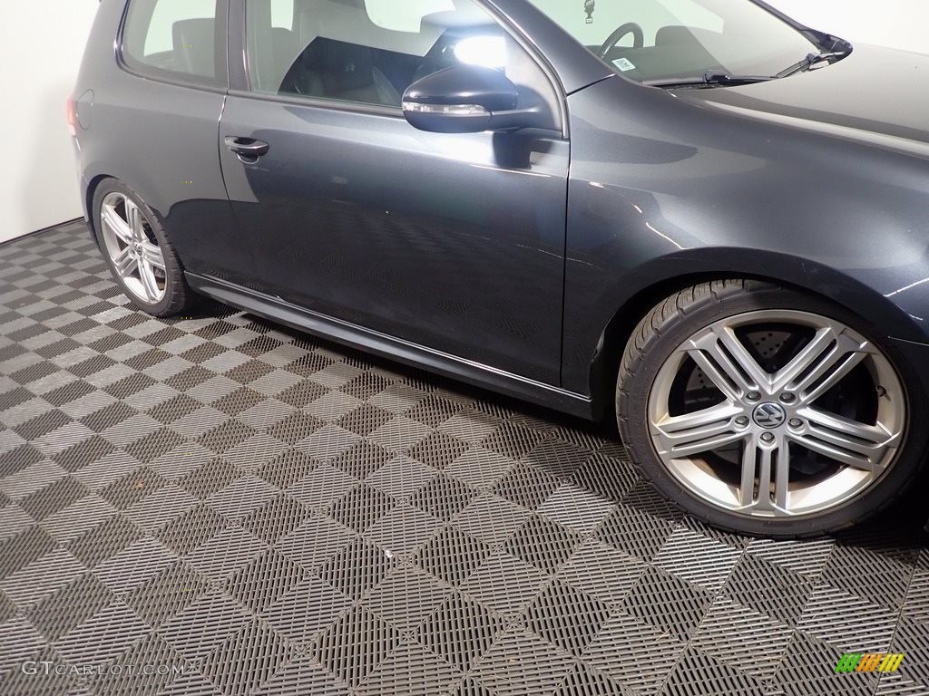 2012 Golf R 2 Door 4Motion - Deep Black Pearl Metallic / R Titan Black Leather photo #3
