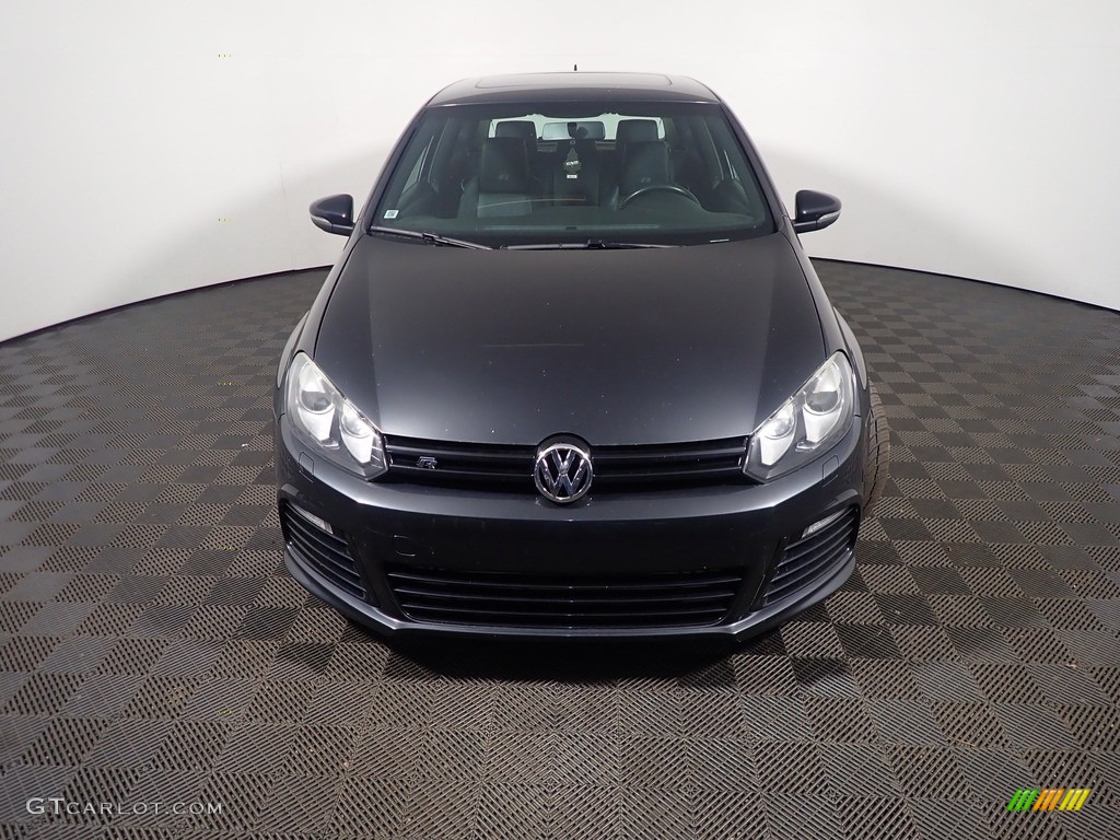 2012 Golf R 2 Door 4Motion - Deep Black Pearl Metallic / R Titan Black Leather photo #4