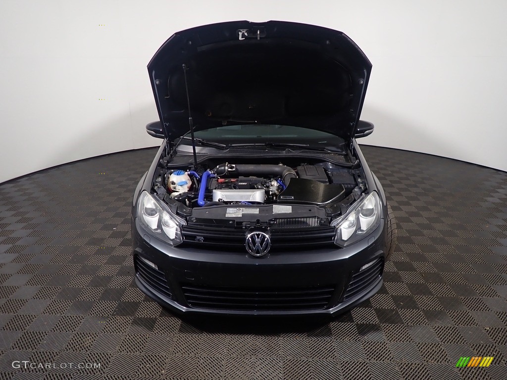 2012 Golf R 2 Door 4Motion - Deep Black Pearl Metallic / R Titan Black Leather photo #5