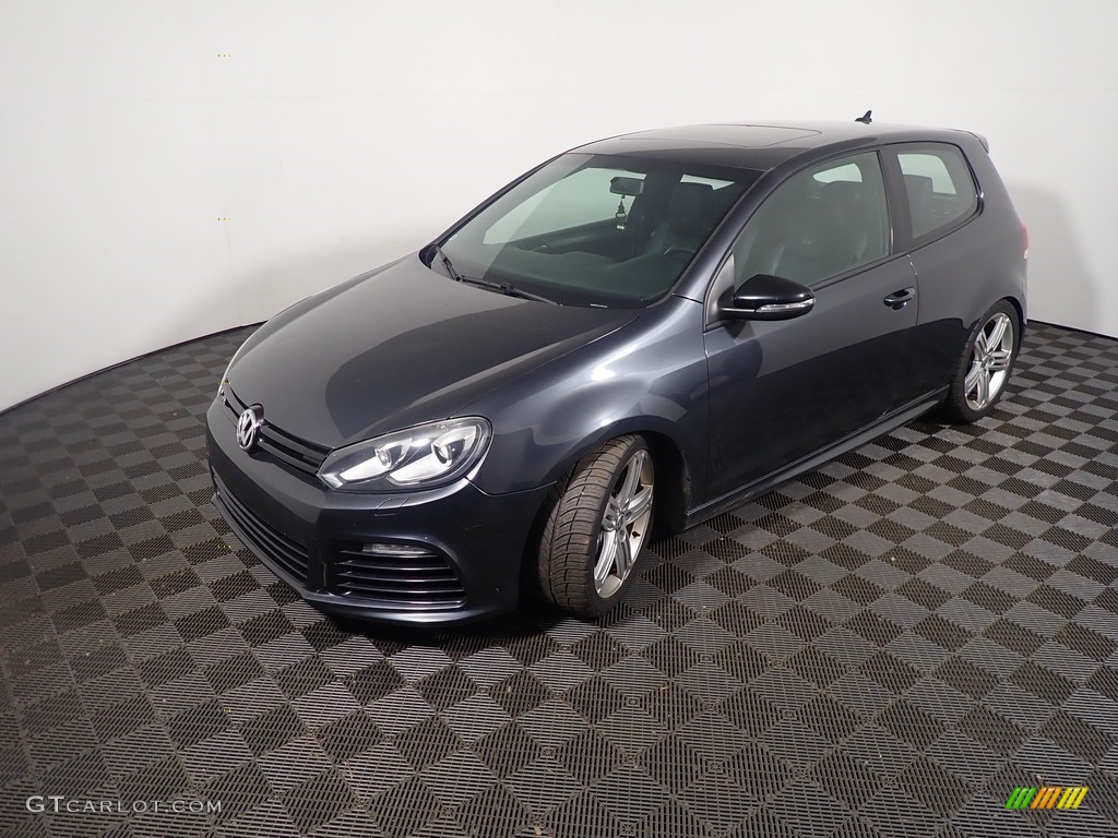 2012 Golf R 2 Door 4Motion - Deep Black Pearl Metallic / R Titan Black Leather photo #8