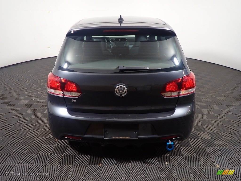 2012 Golf R 2 Door 4Motion - Deep Black Pearl Metallic / R Titan Black Leather photo #11