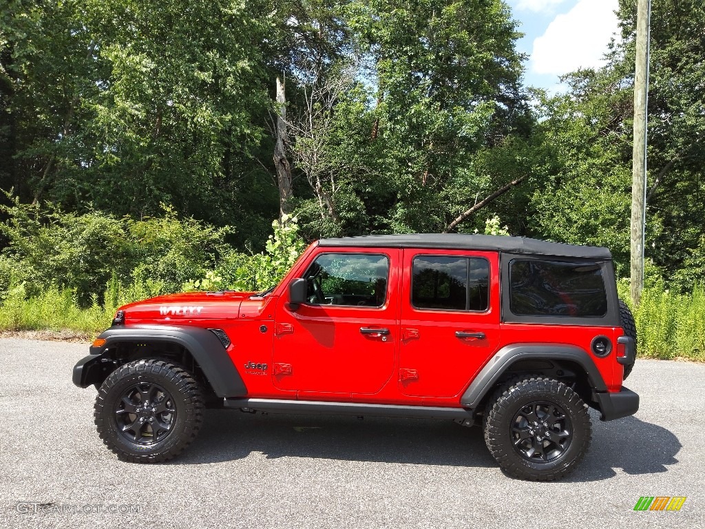 Firecracker Red Jeep Wrangler Unlimited