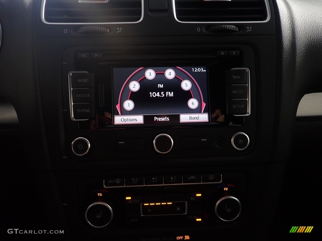 2012 Golf R 2 Door 4Motion - Deep Black Pearl Metallic / R Titan Black Leather photo #17