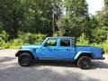 2022 Hydro Blue Pearl Jeep Gladiator Willys Sport 4x4  photo #1