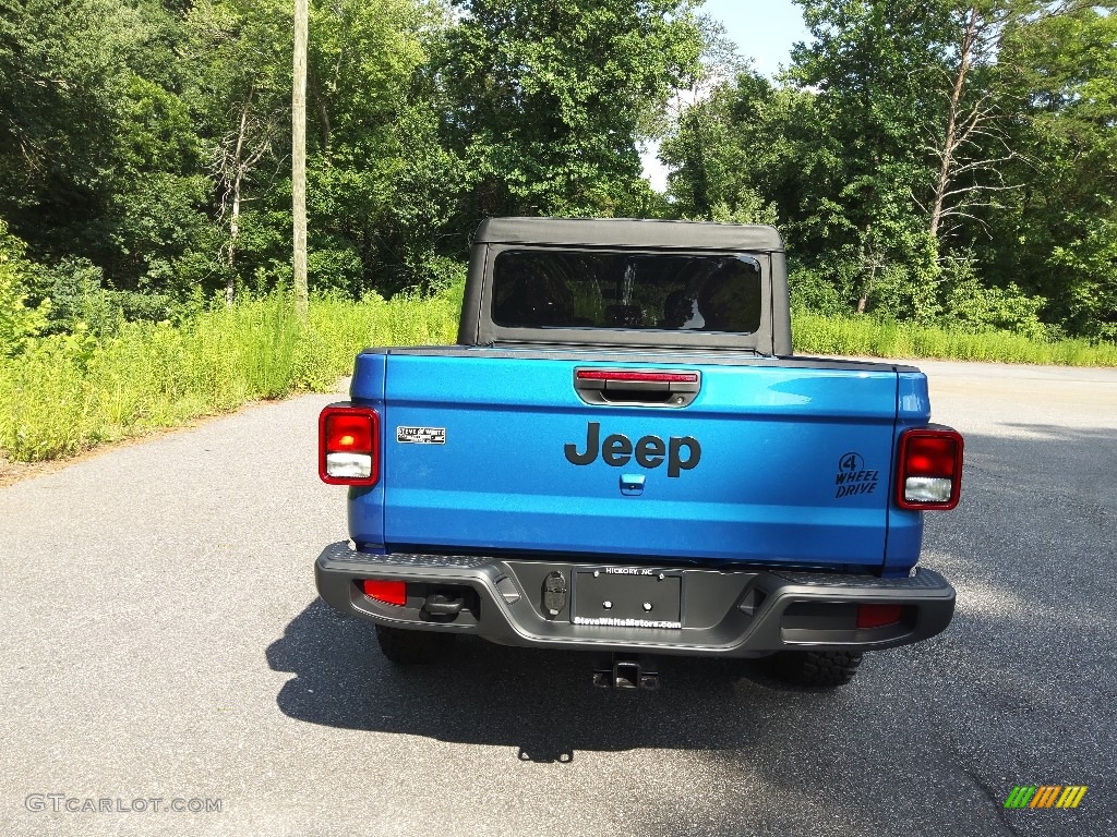 2022 Gladiator Willys Sport 4x4 - Hydro Blue Pearl / Black photo #7