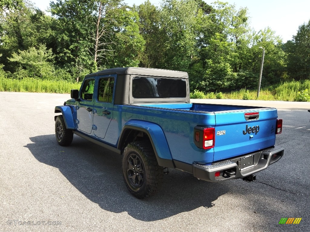 2022 Gladiator Willys Sport 4x4 - Hydro Blue Pearl / Black photo #9