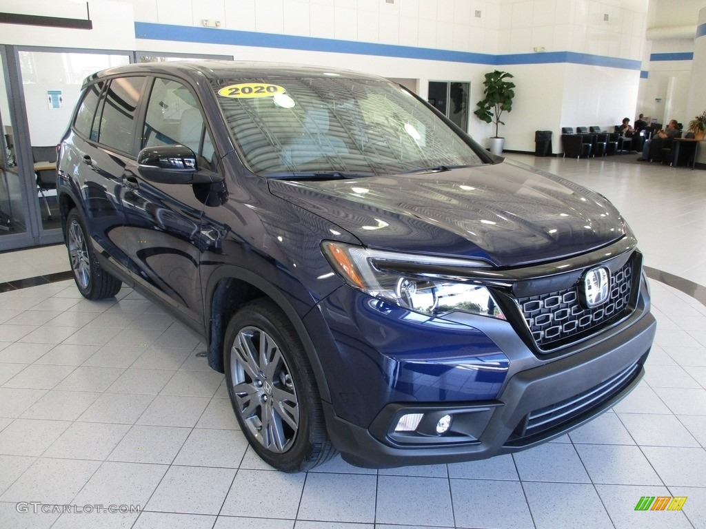 2020 Passport EX-L AWD - Obsidian Blue Pearl / Gray photo #3