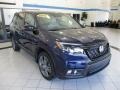 2020 Obsidian Blue Pearl Honda Passport EX-L AWD  photo #3