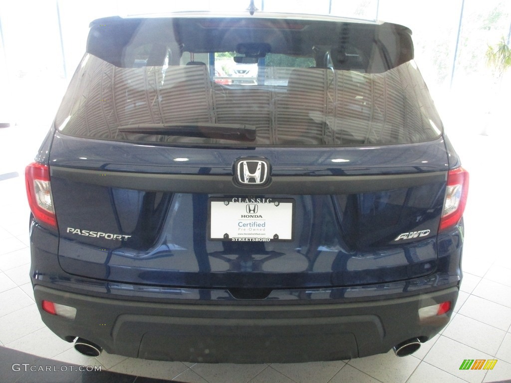 2020 Passport EX-L AWD - Obsidian Blue Pearl / Gray photo #8