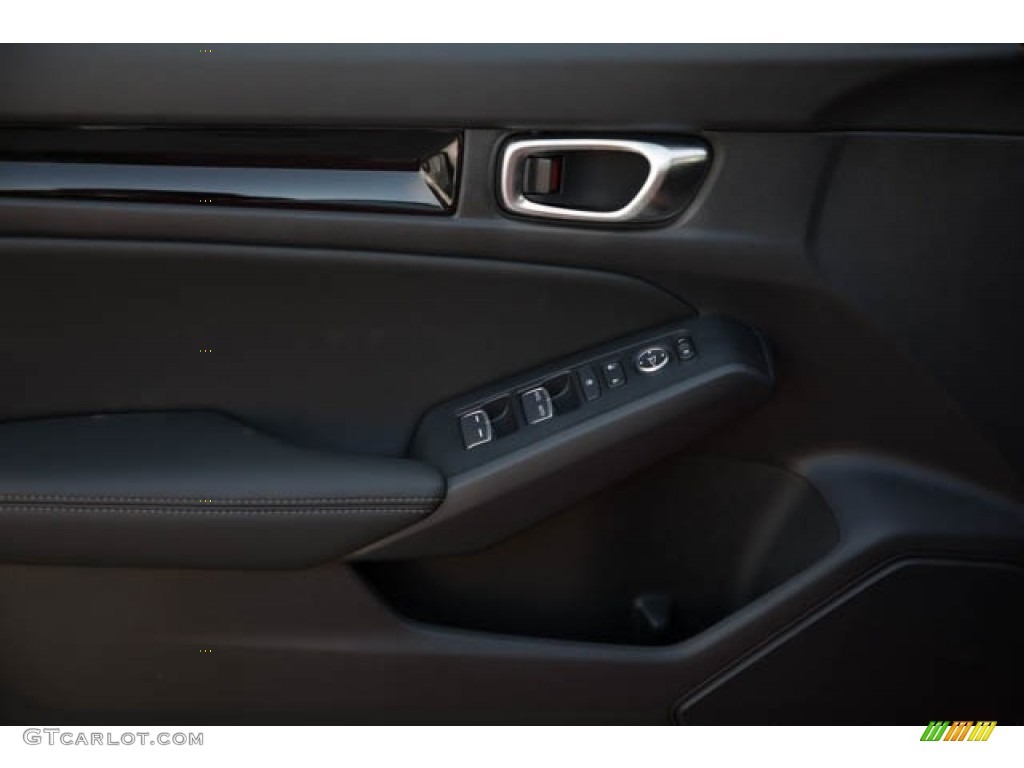 2022 Civic EX-L Hatchback - Smokey Mauve Pearl / Black photo #33