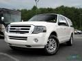 White Platinum Tri-Coat 2012 Ford Expedition EL Limited