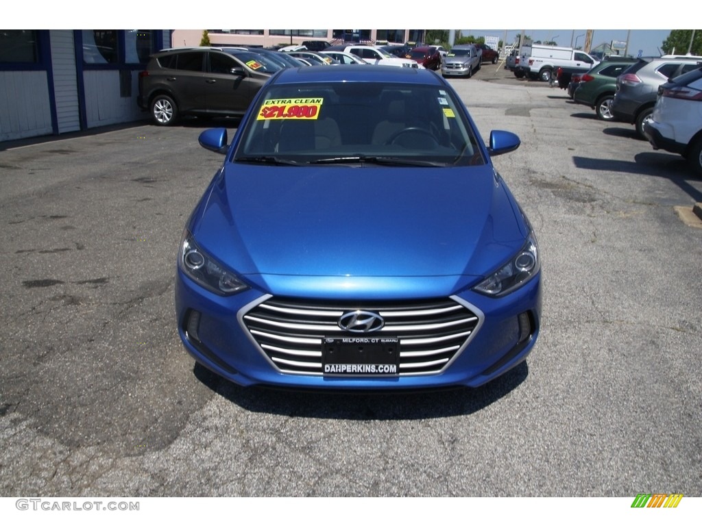 2018 Elantra Value Edition - Electric Blue / Gray photo #2