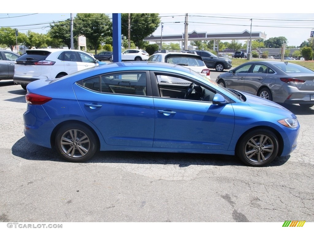 2018 Elantra Value Edition - Electric Blue / Gray photo #4