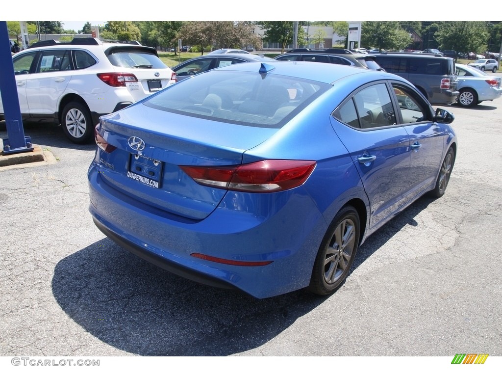 2018 Elantra Value Edition - Electric Blue / Gray photo #5