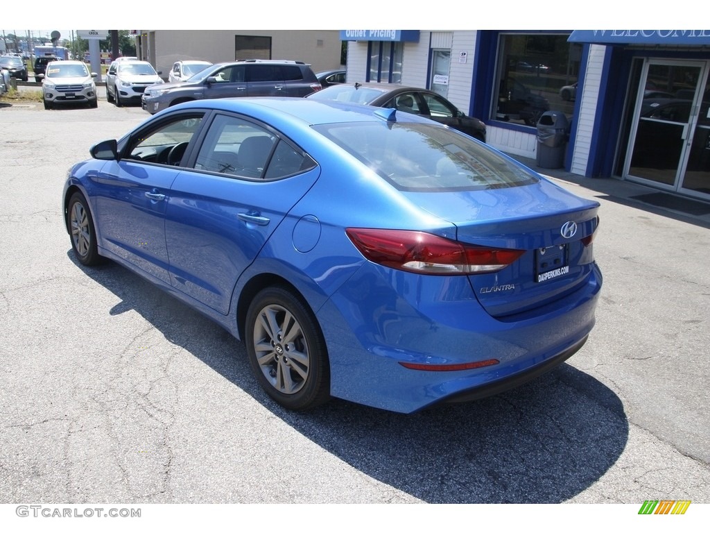 2018 Elantra Value Edition - Electric Blue / Gray photo #7