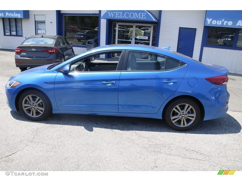 2018 Elantra Value Edition - Electric Blue / Gray photo #8