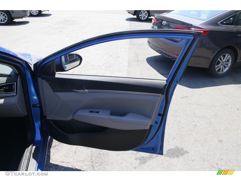 2018 Elantra Value Edition - Electric Blue / Gray photo #17