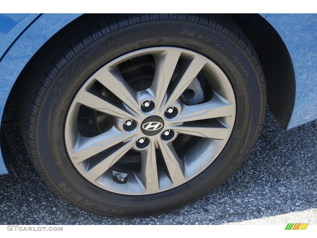 2018 Elantra Value Edition - Electric Blue / Gray photo #21