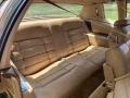 1976 Cadillac Eldorado Light Buckskin Interior Rear Seat Photo