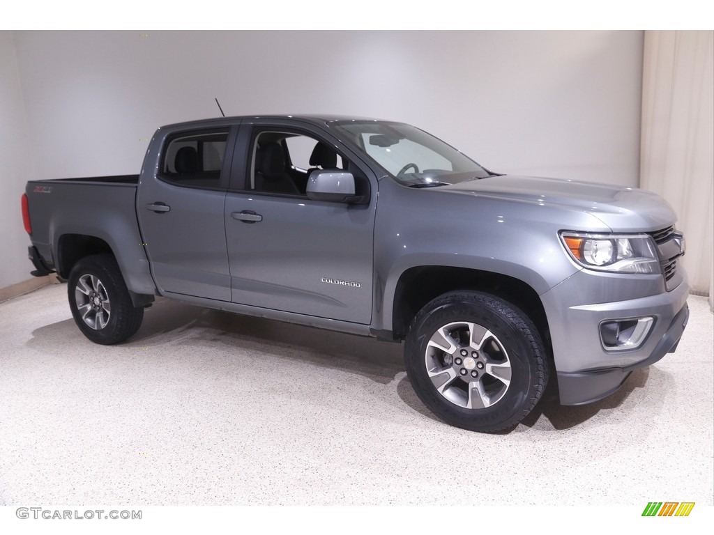 2019 Colorado Z71 Crew Cab 4x4 - Satin Steel Metallic / Jet Black photo #1