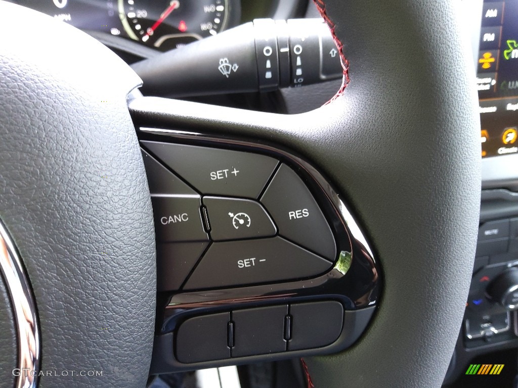 2022 Jeep Renegade (RED) Edition 4x4 Black Steering Wheel Photo #144459995