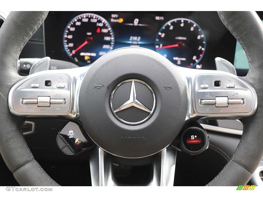 2020 Mercedes-Benz AMG GT 63 S Black Steering Wheel Photo #144461197