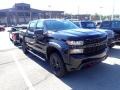 2021 Black Chevrolet Silverado 1500 Custom Trail Boss Crew Cab 4x4  photo #3