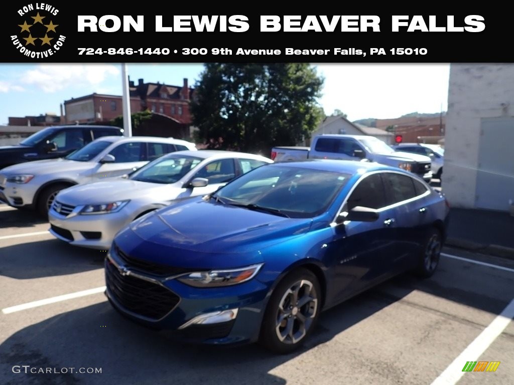2019 Malibu RS - Pacific Blue Metallic / Jet Black photo #1