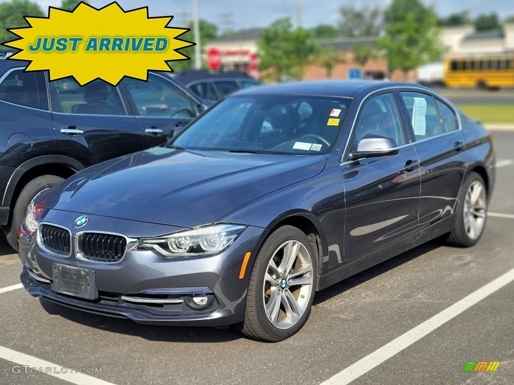 2018 3 Series 330i xDrive Sedan - Mineral Grey Metallic / Black photo #2