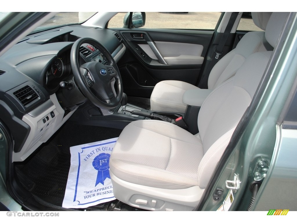 2015 Forester 2.5i Premium - Jasmine Green Metallic / Gray photo #11