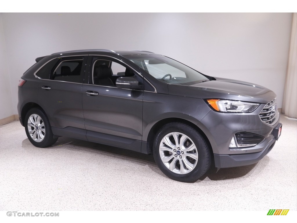 2020 Edge Titanium AWD - Magnetic Metallic / Ebony photo #1