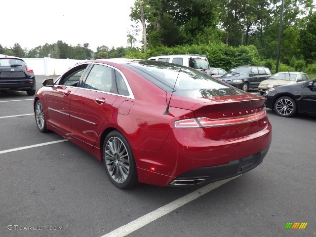 2013 MKZ 2.0L EcoBoost FWD - Ruby Red / Charcoal Black photo #4