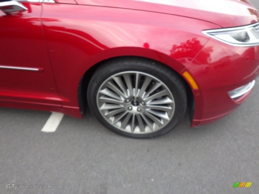2013 MKZ 2.0L EcoBoost FWD - Ruby Red / Charcoal Black photo #12
