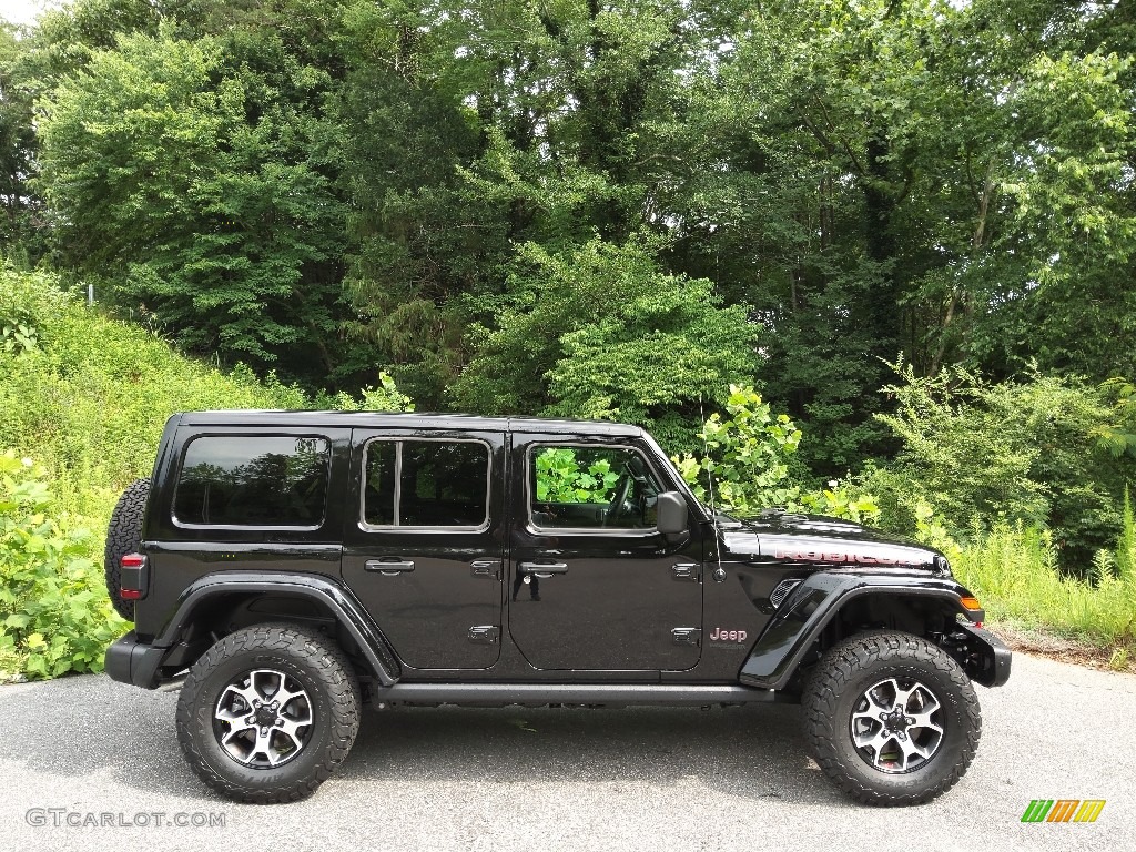 Black 2022 Jeep Wrangler Unlimited Rubicon 4x4 Exterior Photo #144465139