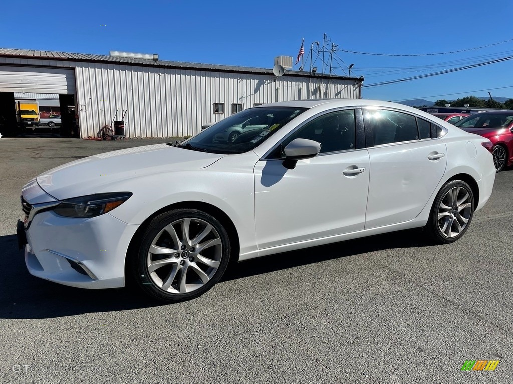 Snowflake White Pearl Mica 2016 Mazda Mazda6 Touring Exterior Photo #144465839