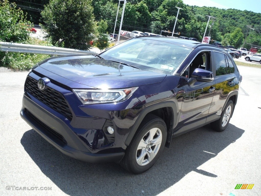 2019 RAV4 XLE AWD - Blue Flame / Black photo #5