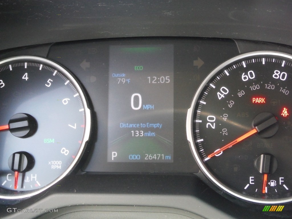 2019 RAV4 XLE AWD - Blue Flame / Black photo #37