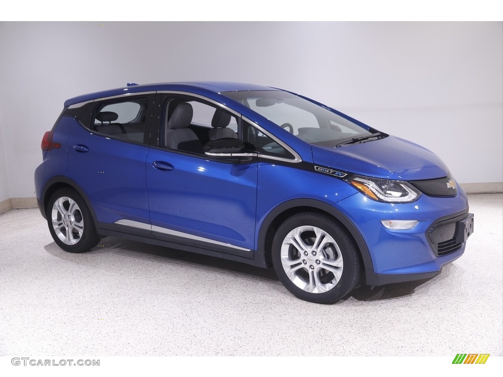 Kinetic Blue Metallic 2018 Chevrolet Bolt EV LT Exterior Photo #144466979